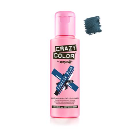 CRAZY COLOR Nº45 PEACOCK BLUE 100ml